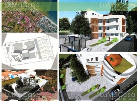 Rif. 150V - Lotto terreno edificabile di mq 1.500 con progetto fabbricato residenziale Zona Via Naz. Adriatica Sud Francavilla al Mare CH ABRUZZO
